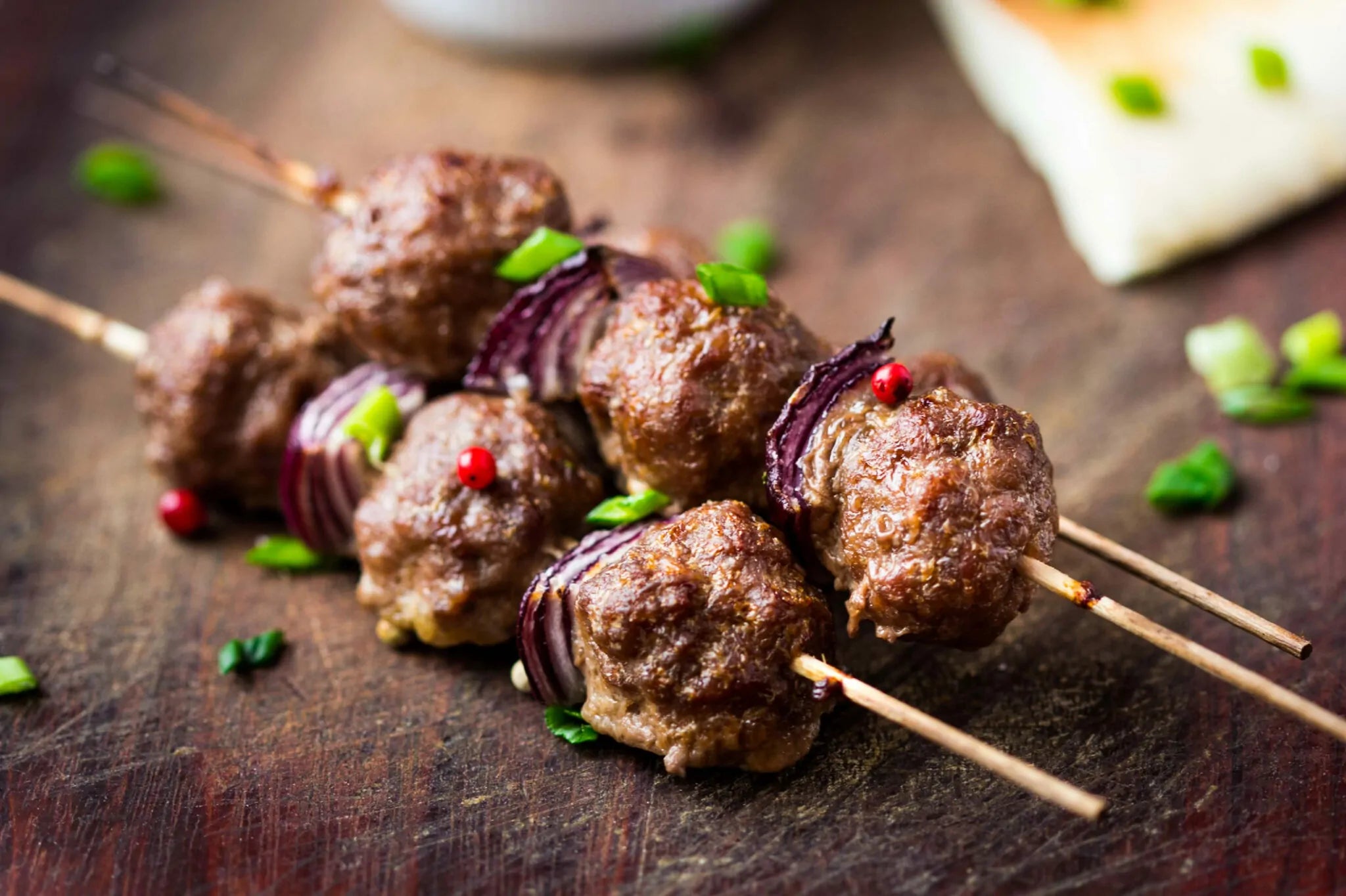 Beef skewers