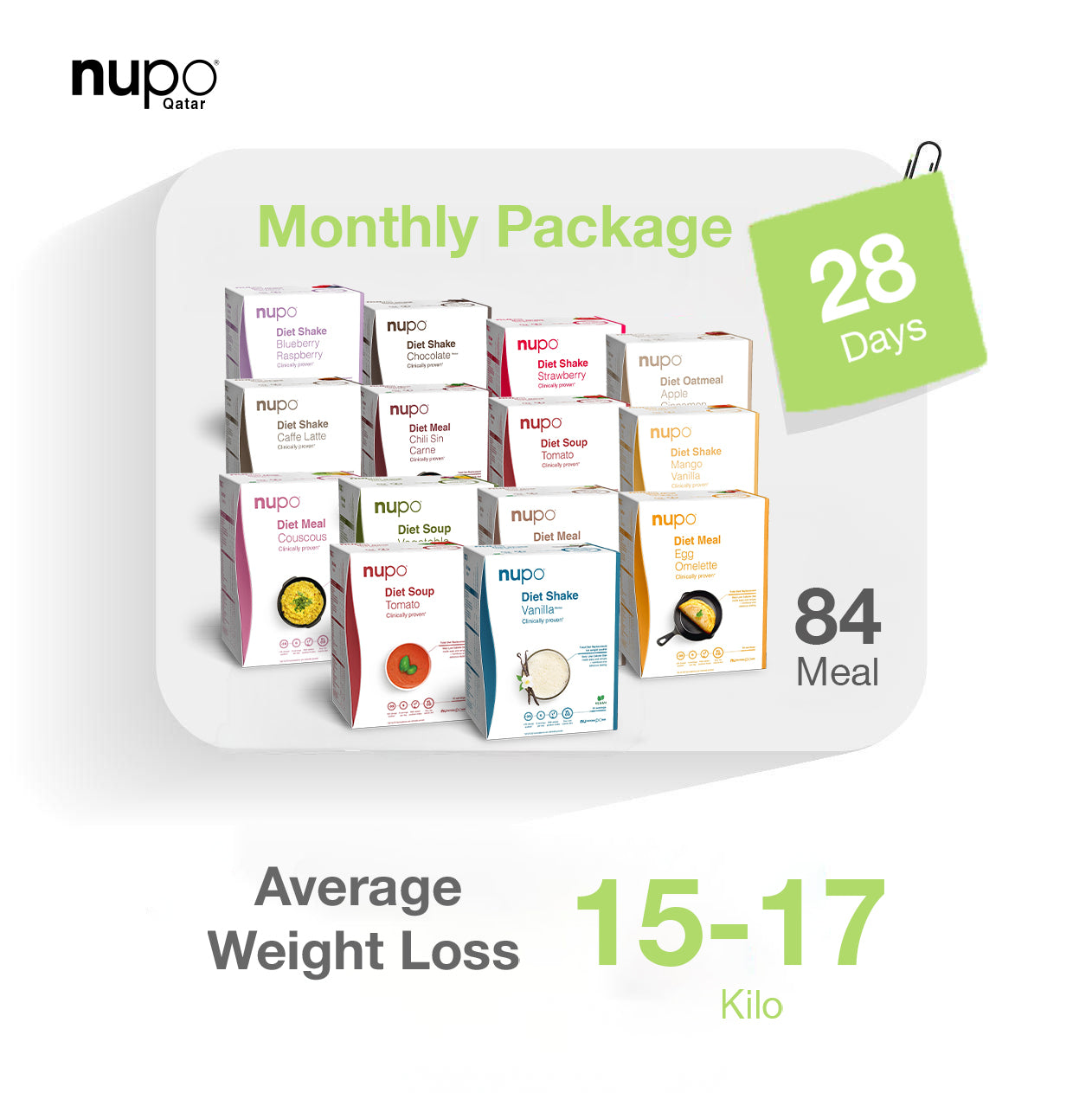 4 weeks Nupo Diet Mix Bundle