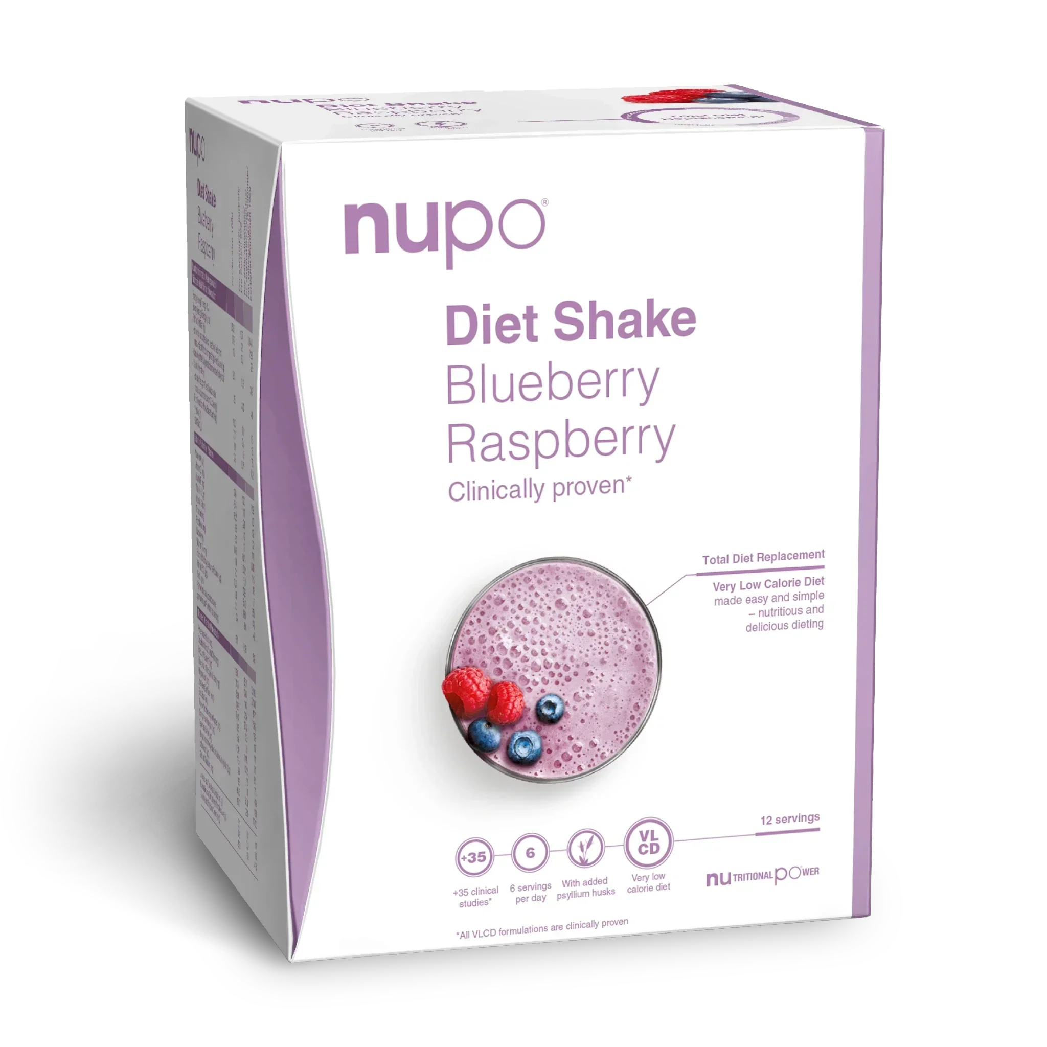 Nupo Diet Shake - Blueberry Raspberry