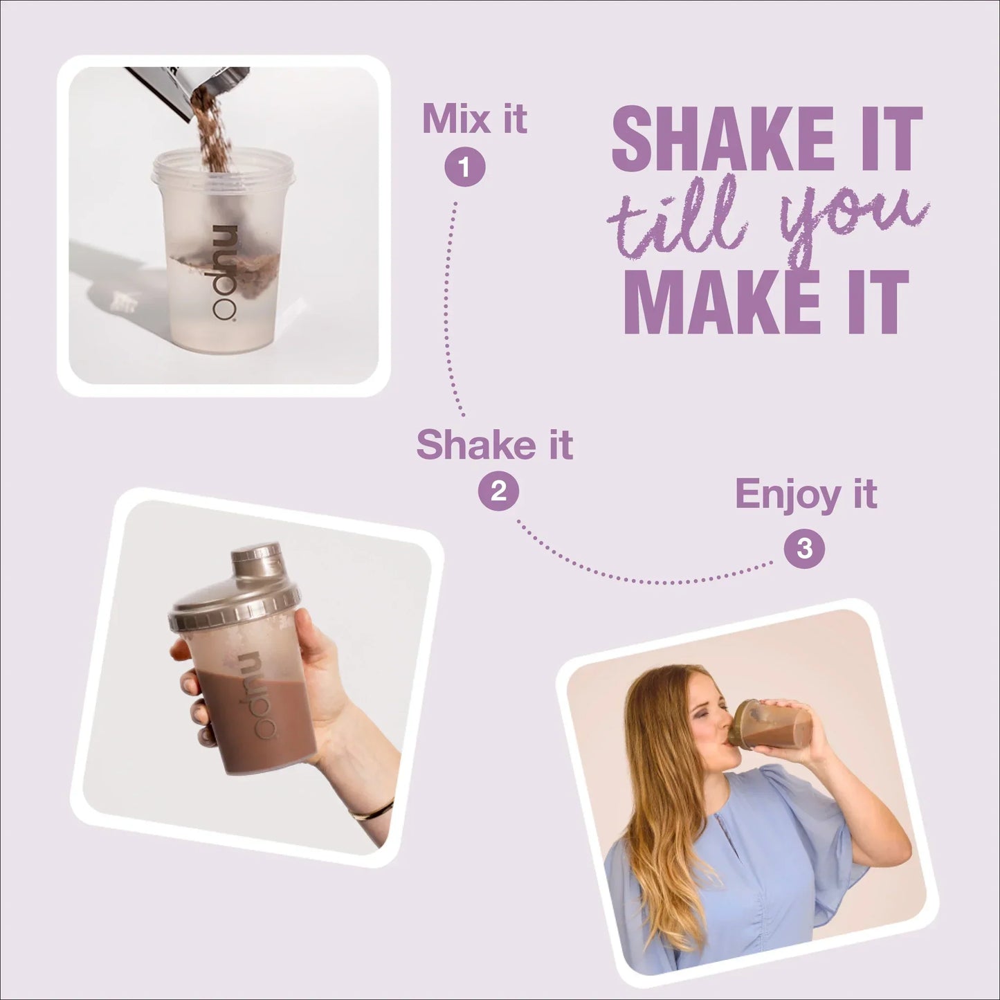 Nupo Diet Shake - Blueberry Raspberry