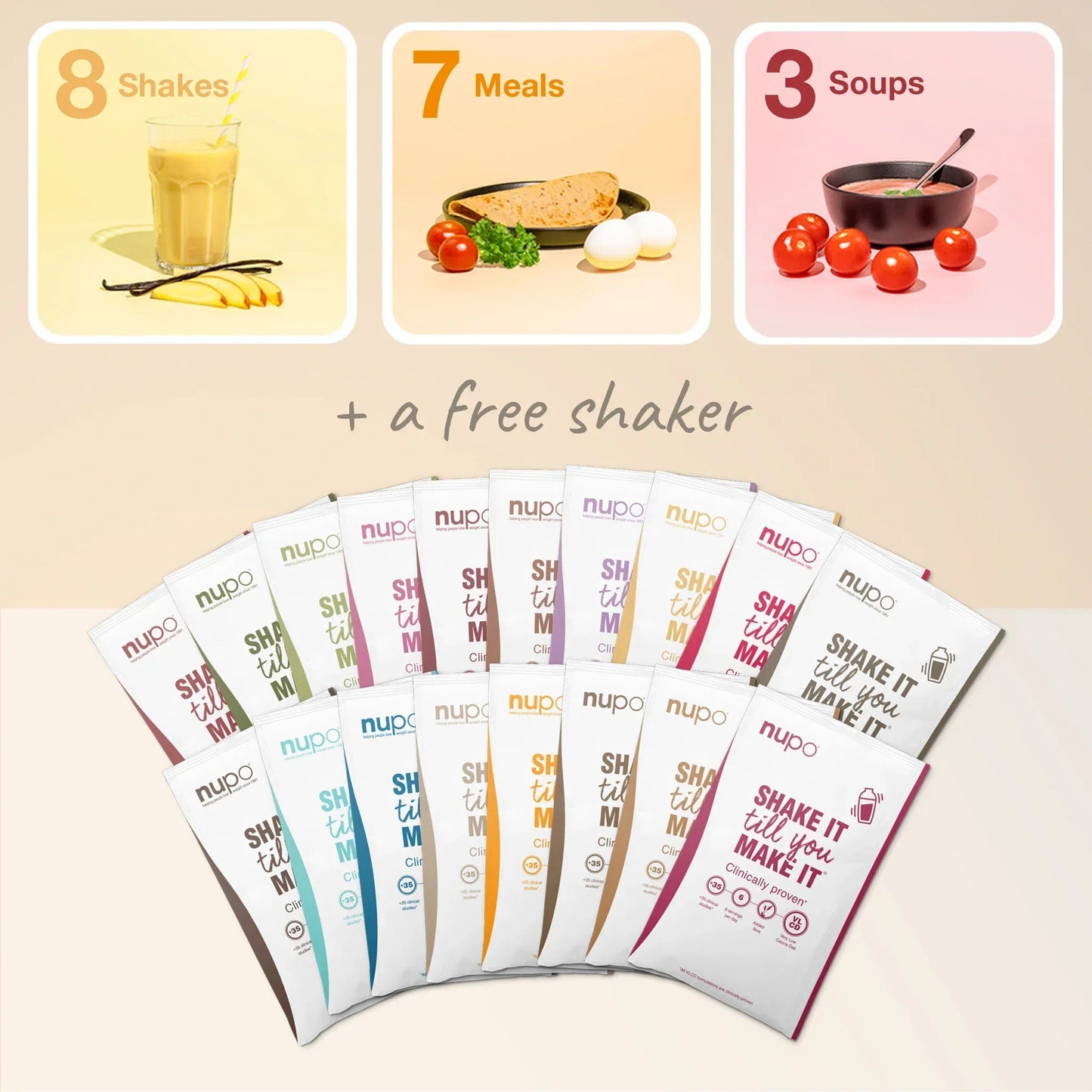 4 weeks Nupo Diet Mix Bundle